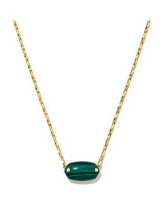 Elisa Gemstone Pendant Necklace, 16-19"