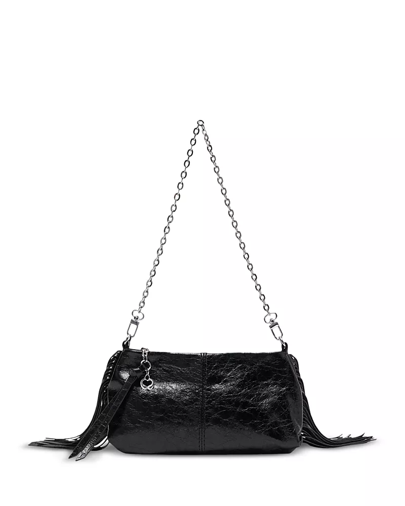 Maje Miss M Patent Leather Pouch Bag