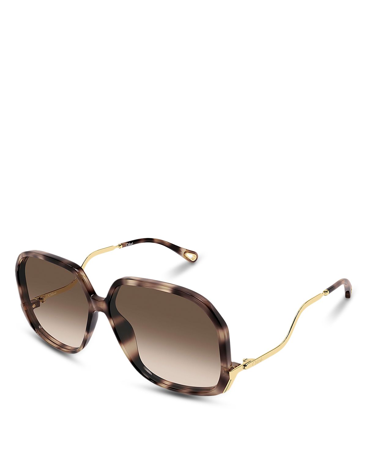 Chloe Square Sunglasses, 60mm