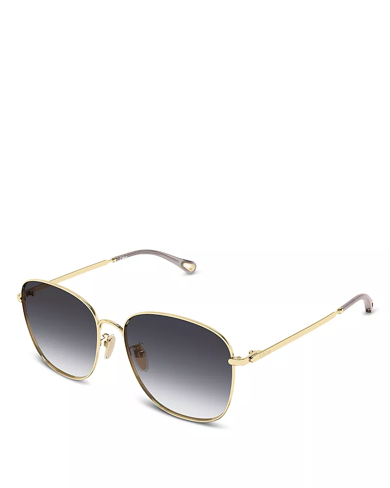 Chloe Round Sunglasses, 59mm