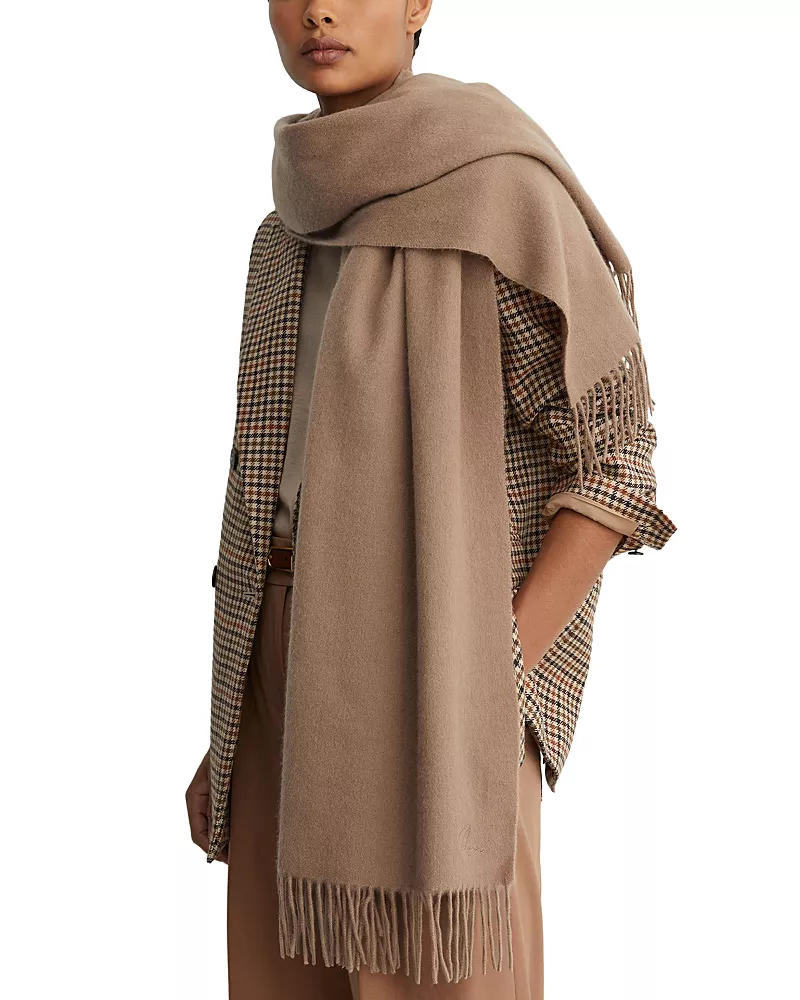 Reiss Picton Wool & Cashmere Scarf