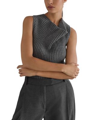 Maggie Wool Blend Ribbed Knit Top