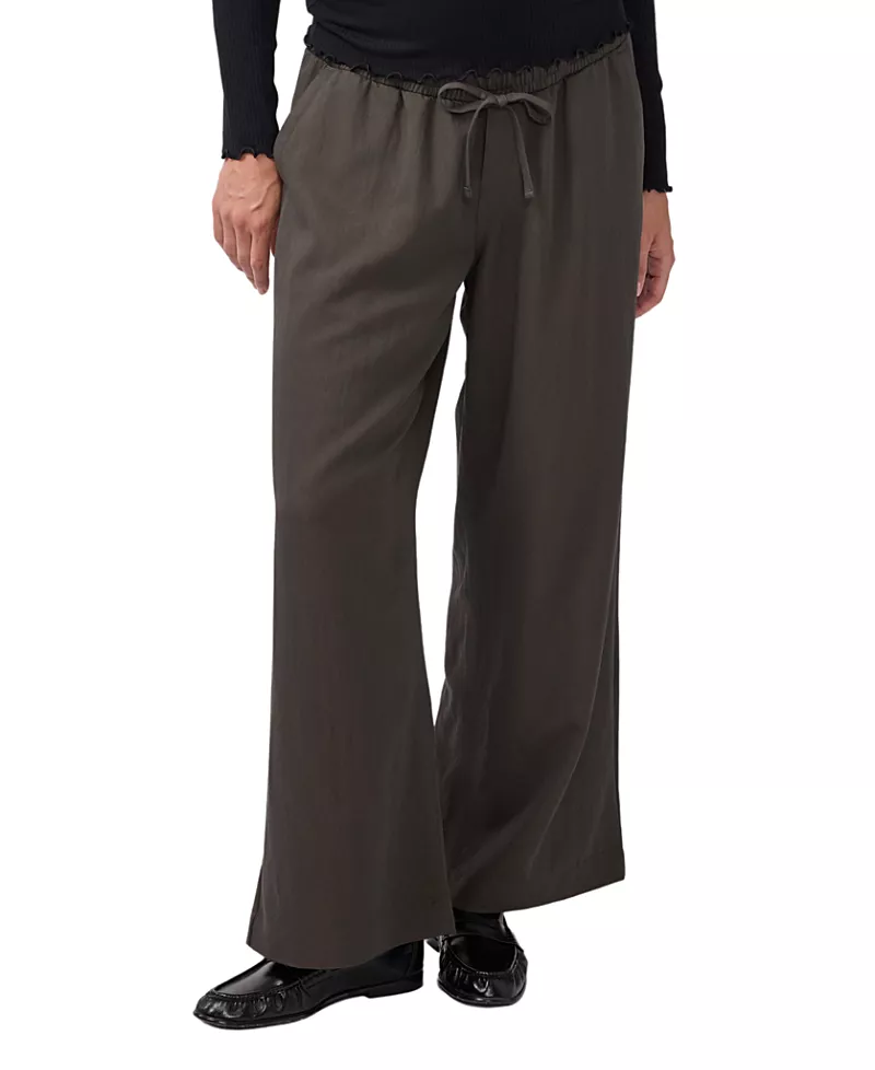 Ingrid & Isabel Over Belly Wide Leg Maternity Pant