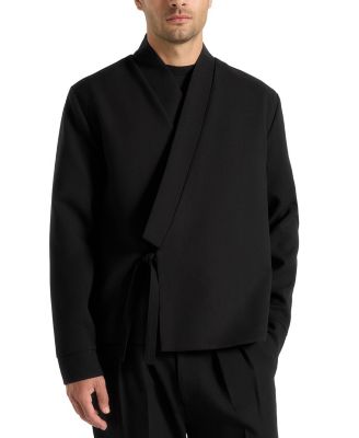 Robin Textured Kimono Wrap Jacket