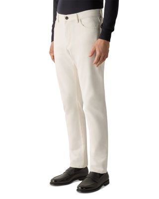 Roccia Cotton Slim Fit Jeans in White