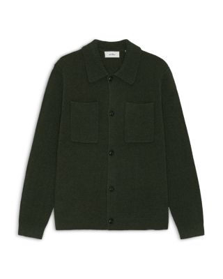 Milano Wool Knit Pocket Overshirt