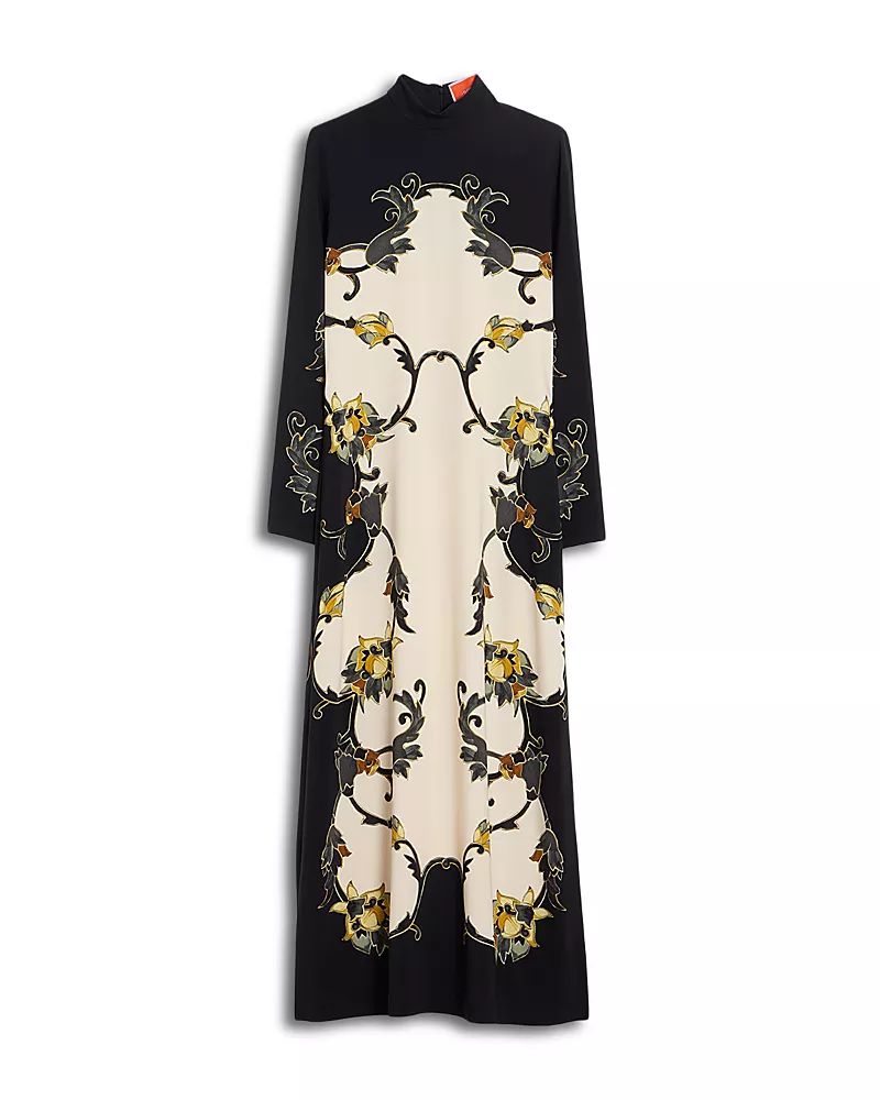 La DoubleJ Halle Printed Long Sleeve Dress