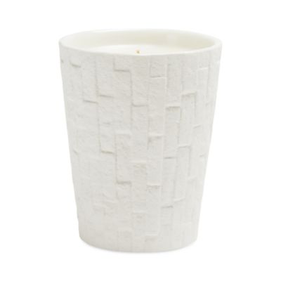 White Prosecco Ceramic Candle, 15 Oz.