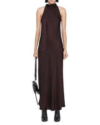 Beril Bias Cut Maxi Dress