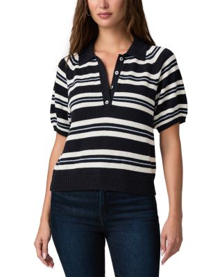 Birch Cotton Blend Polo Top