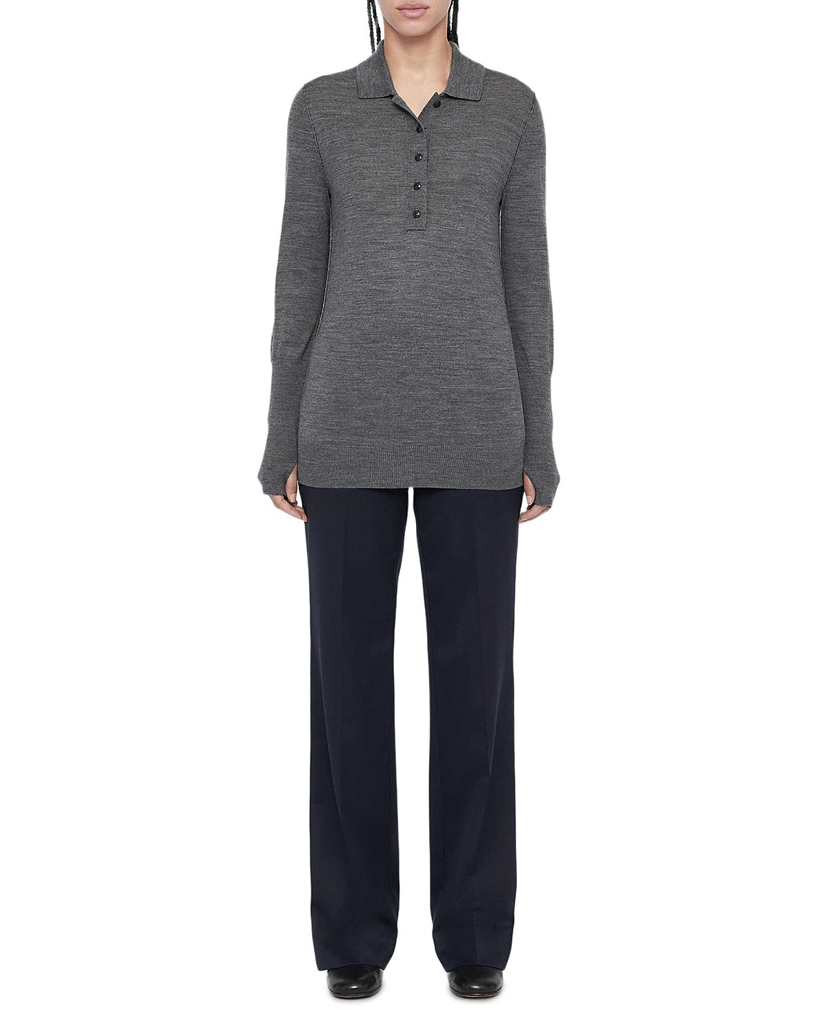 Allsaints Elysia Mid Rise Slim Fit Pants
