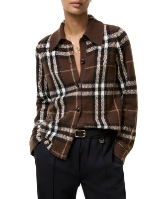  Check Cashmere Overshirt