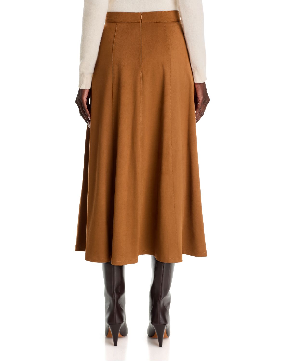 Flared Jersey Skirt - Exclusive thumbnail 3