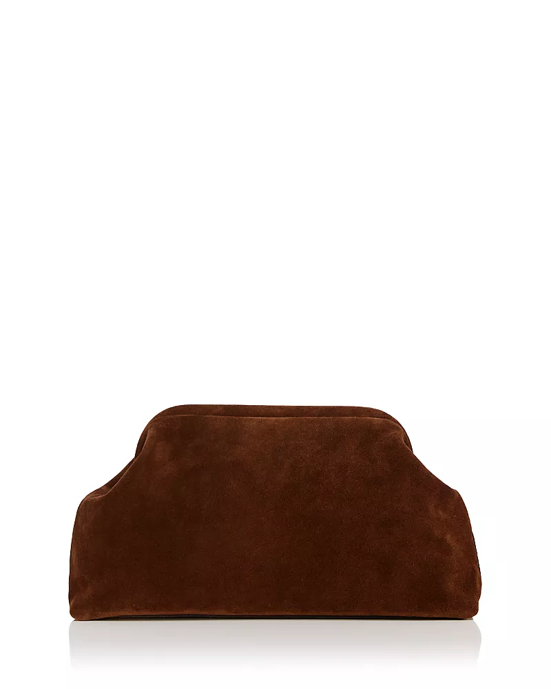 Aqua Suede Clutch - Exclusive