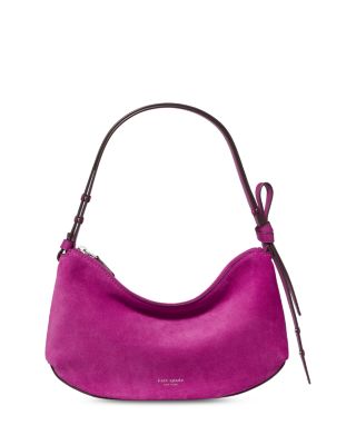 Loop Suede Shoulder Bag