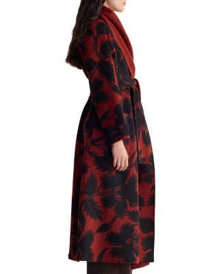 Montana Floral Print Wool Coat - thumbnail 4