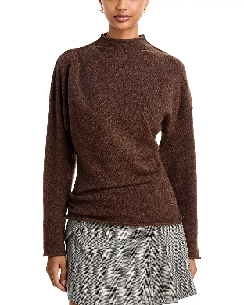 Line & Dot Lennon Mock Neck Sweater