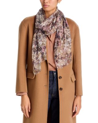 Blurred Floral Scarf