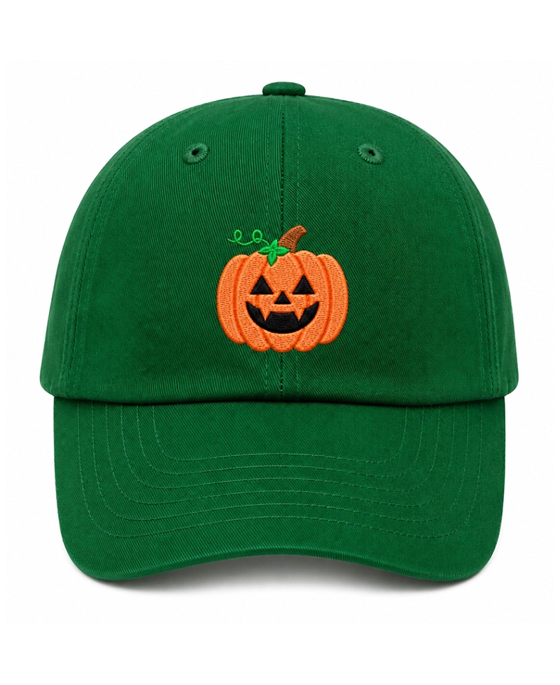 Bits & Bows Unisex Pumpkin Baseball Hat