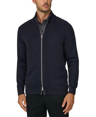  Merino Wool Blend Wooltech Full-Zip Jumper