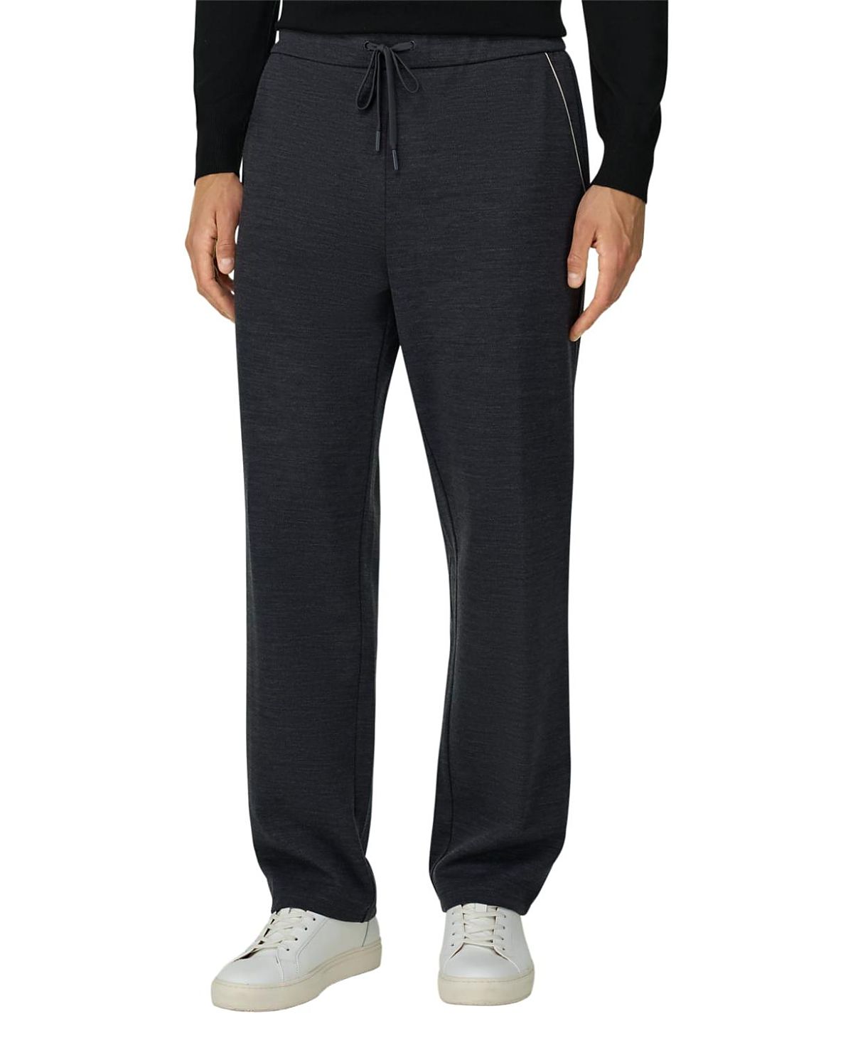 Boggi Milano Wool Blend Wooltech Diagonal Joggers