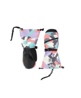 Girls' Camouflage Teknik Waterproof Cordura Reinforced Winter Mittens - Little Kid, Big Kid