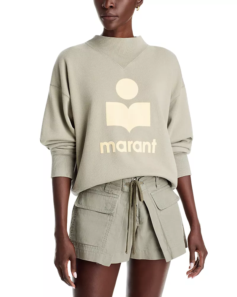 Isabel Marant Etoile Moby Mock Neck Sweatshirt