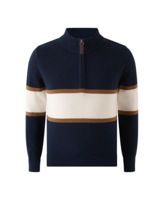 Boys' Half-Zip Stripe Sweater - Little Kid, Big Kid