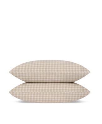 Heritage Gingham Linen Pillowcase Pair