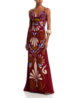 Alba Ruched Maxi Dress
