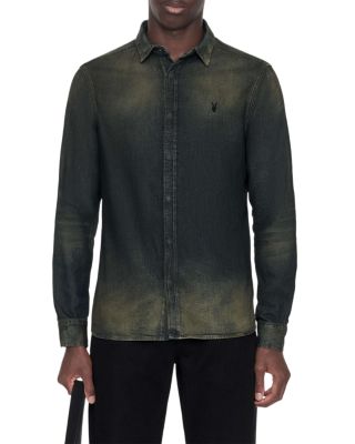 Gleason Slim Fit Cotton Denim Shirt