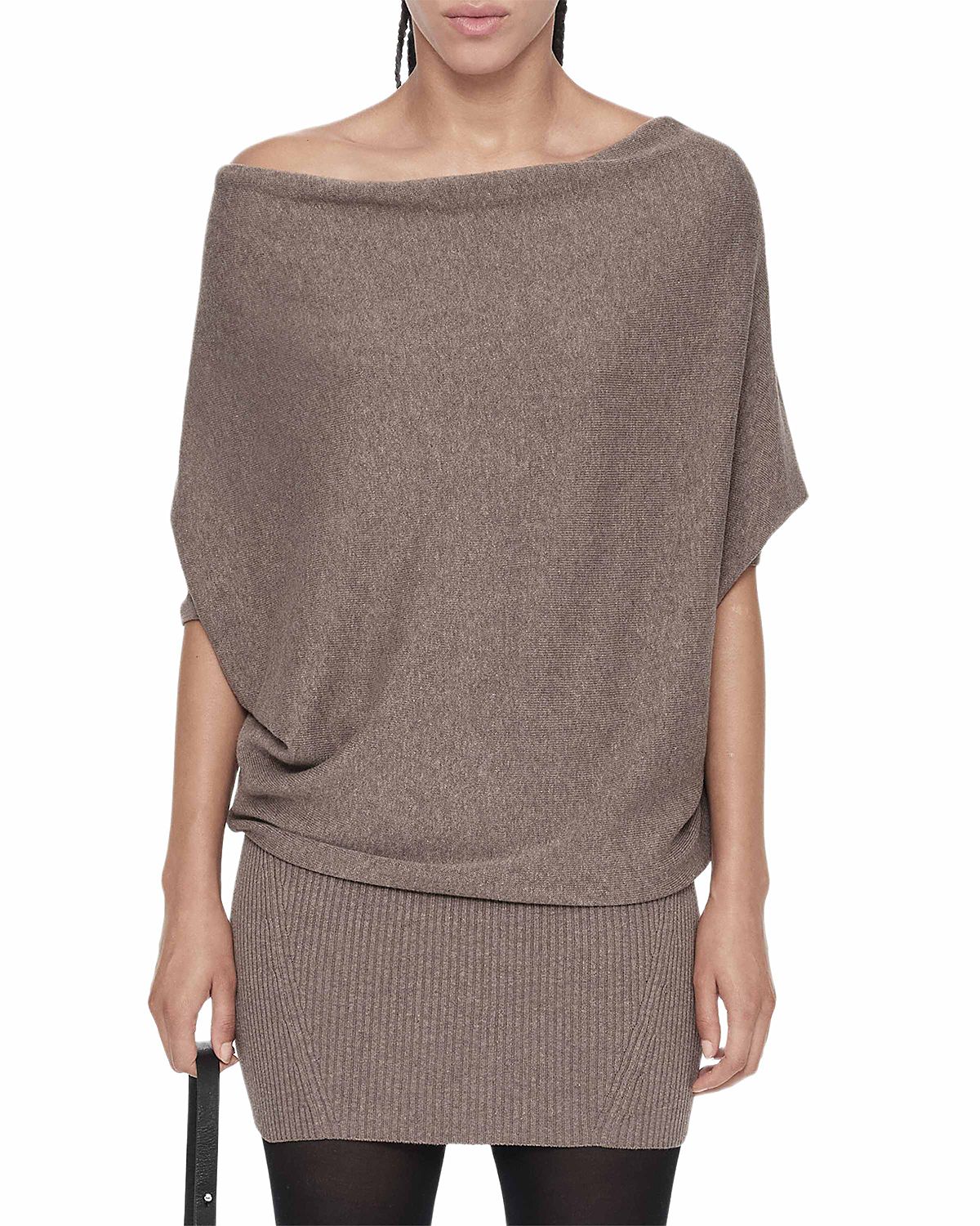 Allsaints Ellie Cotton Knit Mini Dress