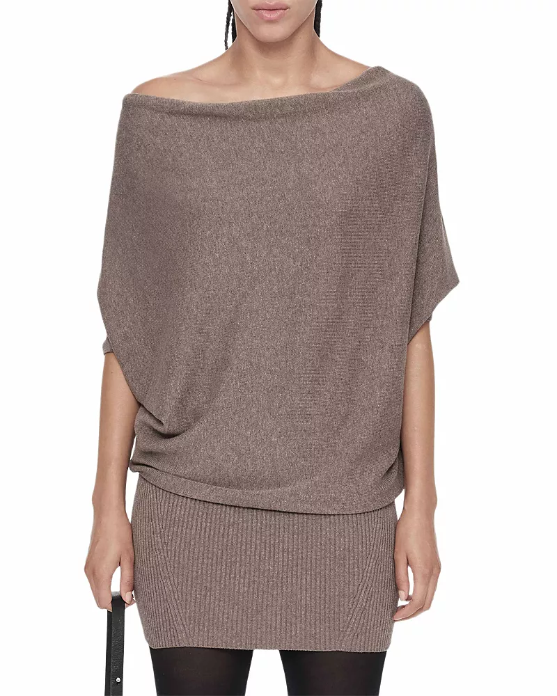 Allsaints Ellie Cotton Knit Mini Dress