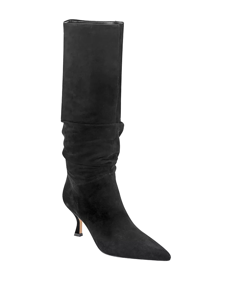 Marc Fisher Ltd. Women's Vinter Suede Slouch Knee High Boots