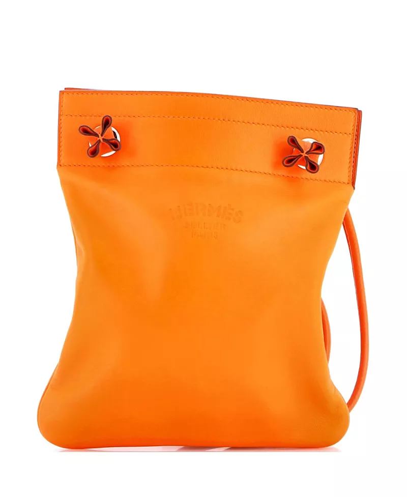 Pre-Owned HERMES Mini Aline Lambskin & Swift Crossbody