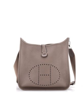 Pre-Owned HERMES Evelyne Iii Leather Convertible Crossbody Bag