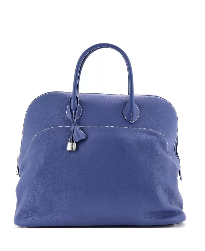 Pre-Owned HERMES Bolide Relax Evercolor Leather Tote