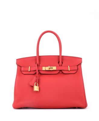 Birkin 30 Togo Leather Satchel with Gold Hardware