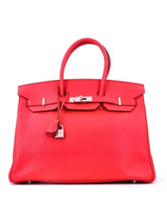 Birkin 35 Epsom Leather Palladium Hardware Satchel