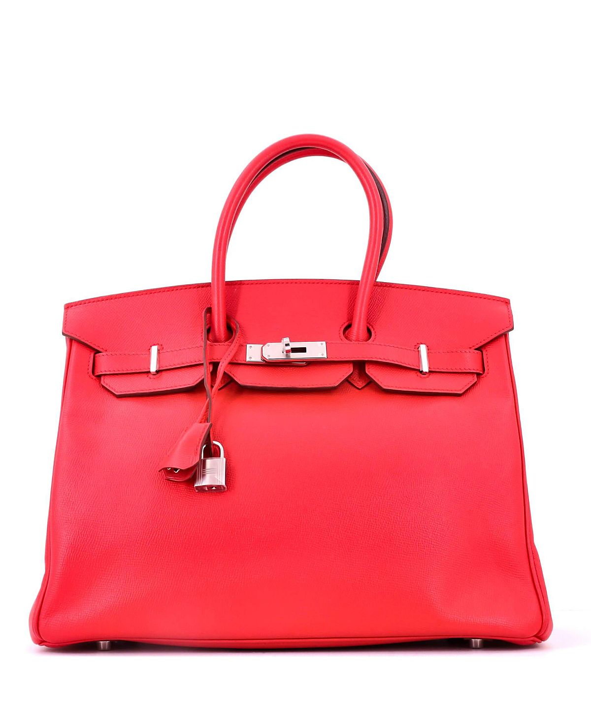 Pre-Owned HERMES Birkin 35 Epsom Leather Palladium Hardware Satchel