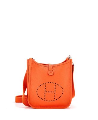 Evelyne TPM Clemence Leather Crossbody Bag