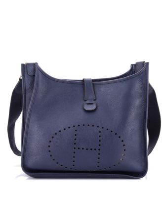 Pre-Owned HERMES Evelyne Iii Leather Crossbody