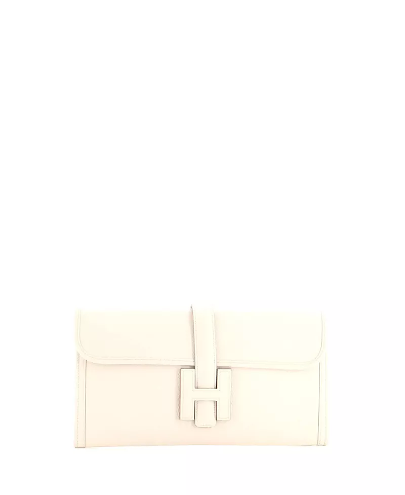 Pre-Owned HERMES 29 Jige Elan Clutch Evercolor