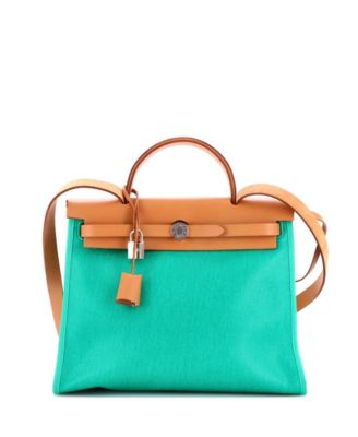 Herbag Zip 31 Canvas & Leather Shoulder Bag