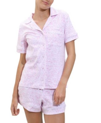  Women's Cape Cod Button Front Short Pajama Set