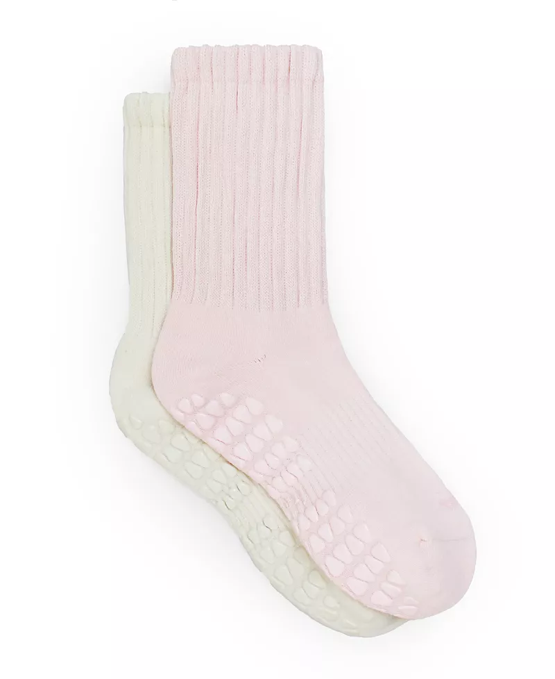 Fraise Slouch Duo Set Grip Socks, Pack of 2