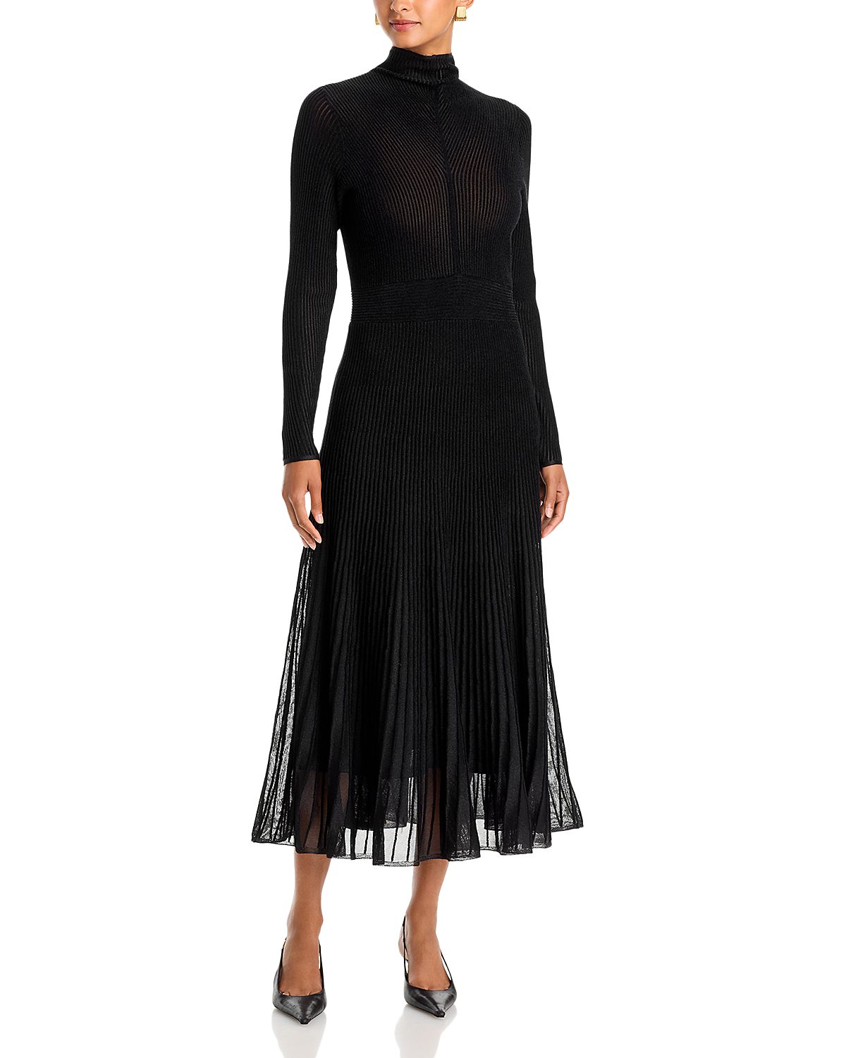 Hugo Boss Felvetta Ribbed Velvet Maxi Dress - Exclusive