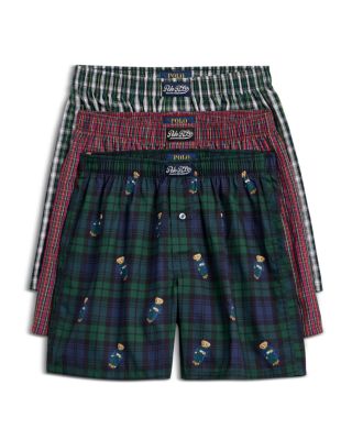 Cotton Woven Holiday Boxers, Pack of 3