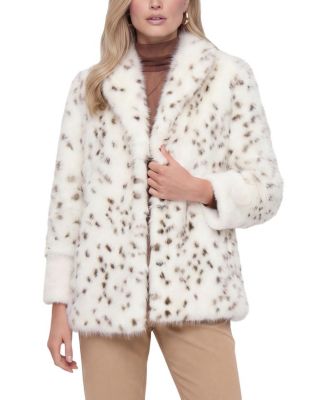  Faux-Fur Fox and Mink Short Jacket