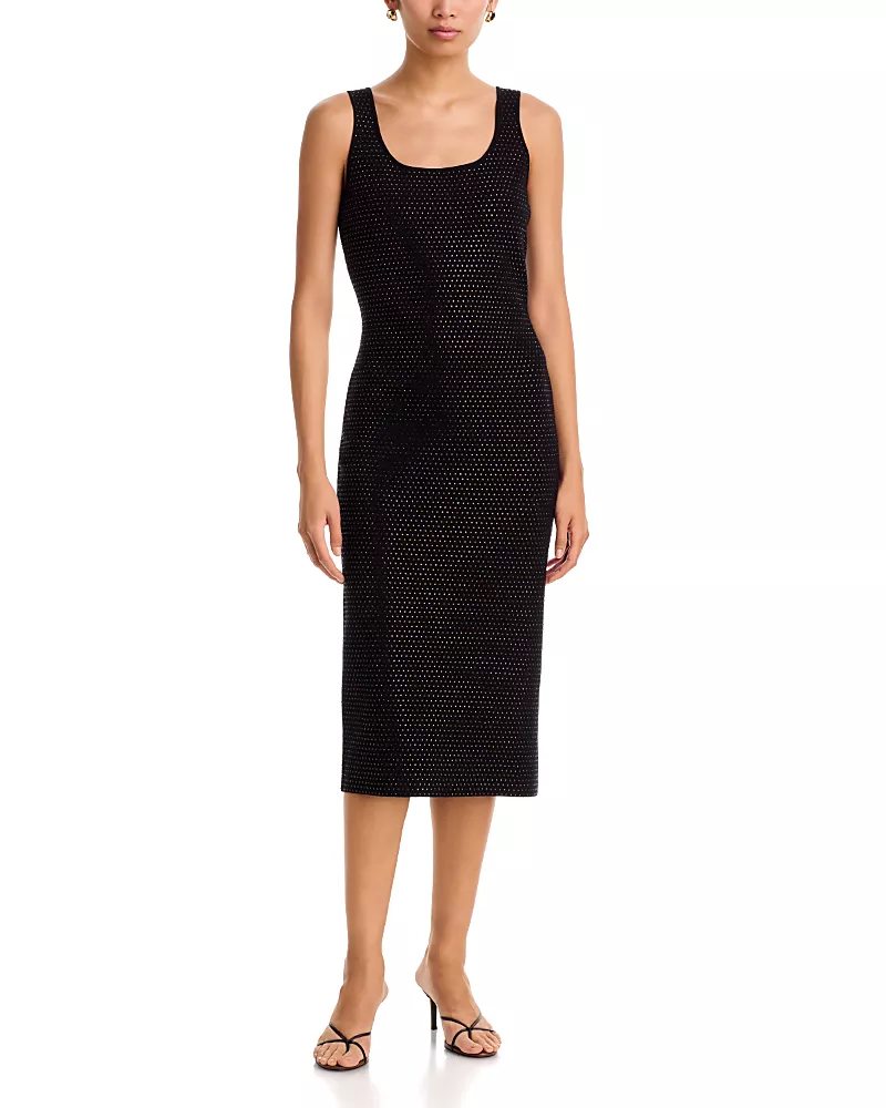 Elie Tahari The Blakely Embellished Sweater Dress